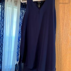 White House Black market dress blouse with scarf. Small petite